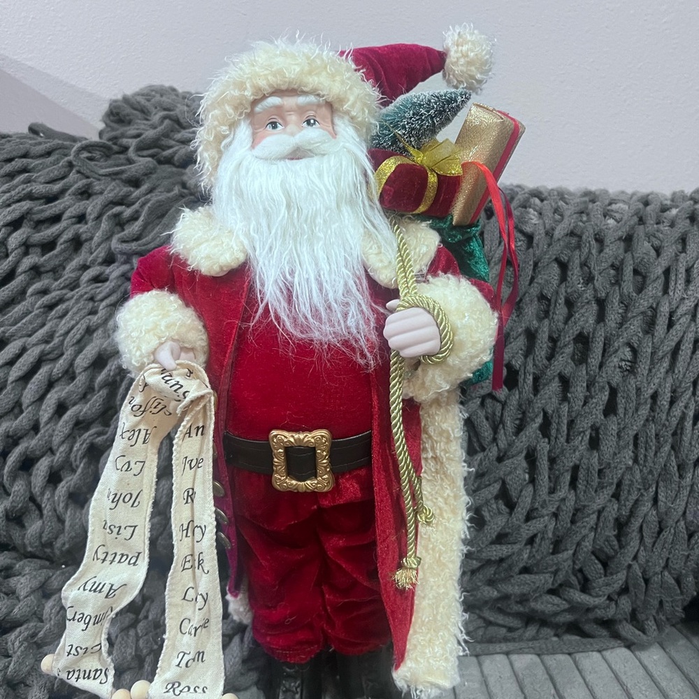 Festive 18 in Santa Claus with naughty or nice list